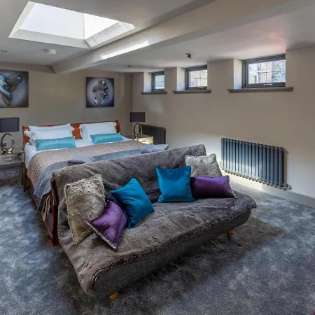 Luxury Manhattan Loft-Style Apartment Near Edinburgh City Centre Exterior foto